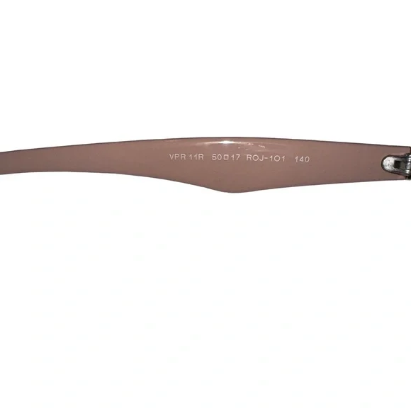 Prada Eyeglass Frames Tortoiseshell Nude Arms Case Included - Picture 5 of 11